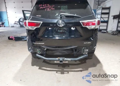 2016 Toyota Highlander Le Plus V6 z USA, uszkodzony, nr VIN 5TDBKRFH4GS307182